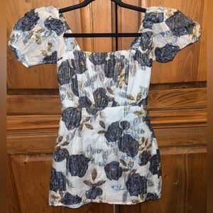 Floral Puff Sleeve Dress